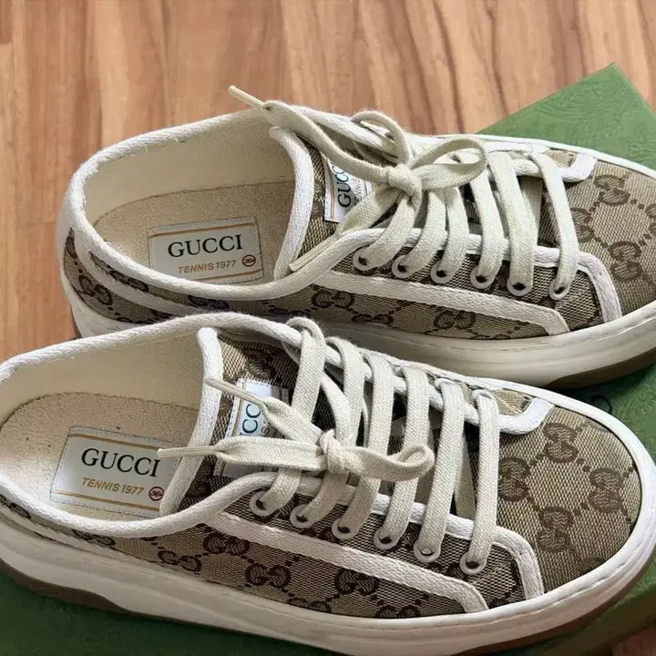 [BUNJANG] Gucci GG Canvas Platform Sneakers / 구찌 GG 캔버스 스니커즈 플랫폼