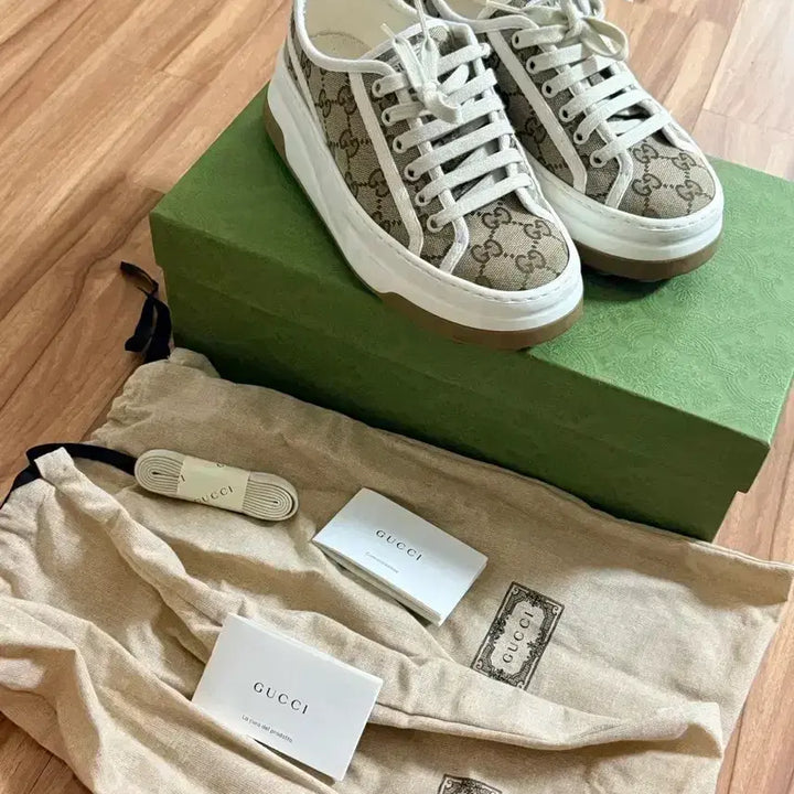 [BUNJANG] Gucci GG Canvas Platform Sneakers / 구찌 GG 캔버스 스니커즈 플랫폼
