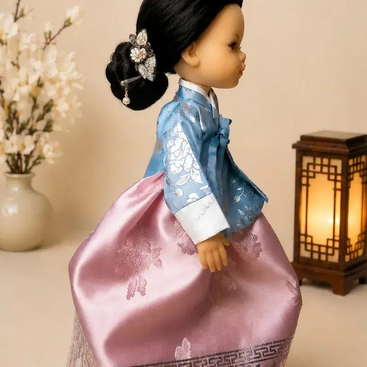 [BUNJANG] Handmade Korean Traditional Court Hanbok for Paola Reina Doll / 파올라레이나 인형 수제 궁중당의 한복 팝니다