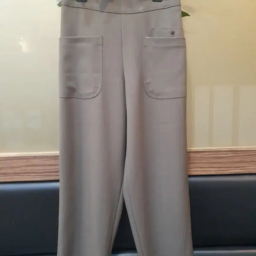[BUNJANG] Light Chocolate Pocket Wide Pants / 연한초콜렛 포켓 와이드 팬츠