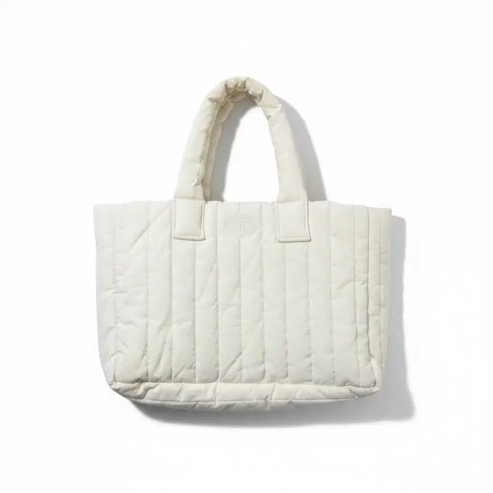 [BUNJANG] Sienne Padded Tote Bag Ivory / 시엔느 패딩 토트백 아이보리
