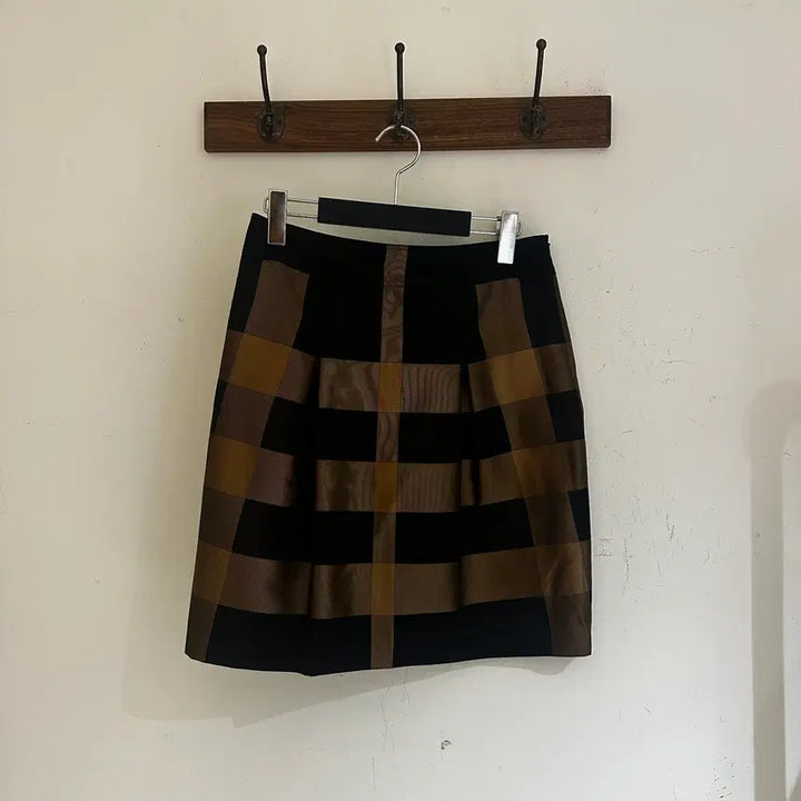 [BUNJANG] Burberry Check Skirt / 버버리 체크 스커트