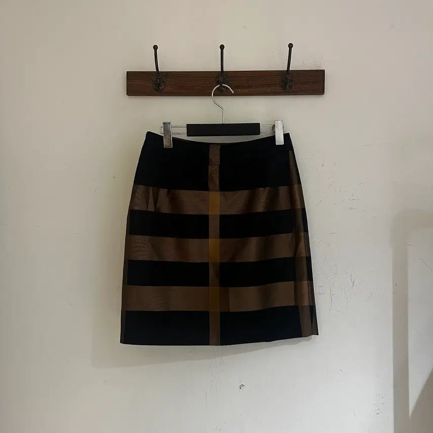 [BUNJANG] Burberry Check Skirt / 버버리 체크 스커트