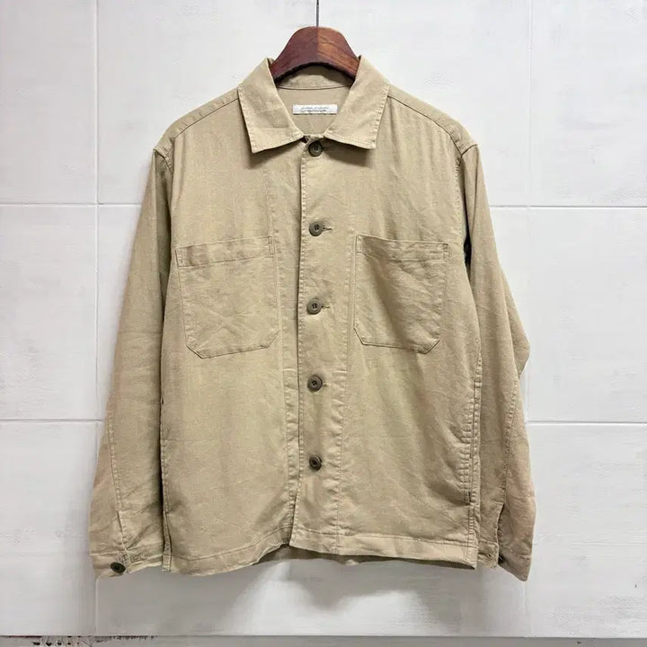 [BUNJANG] Journal Standard Linen Work Jacket Beige M / JOURNAL STANDARD 저널 스탠다드 베이지 린넨 워크 자켓 M