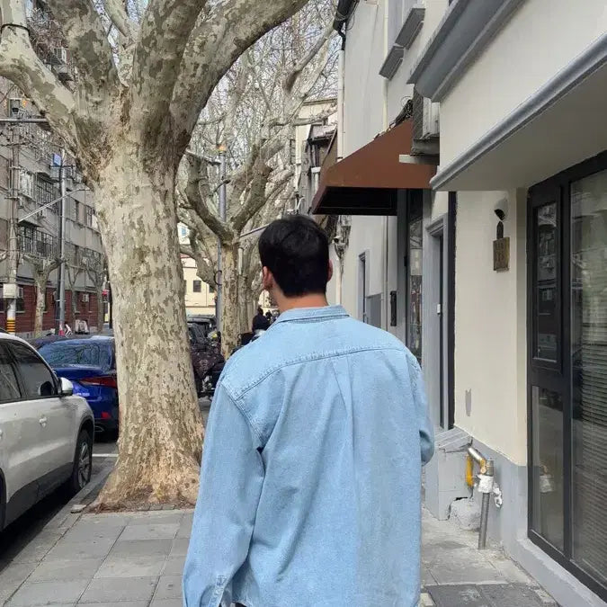 [BUNJANG] Marie Mans Applique Denim Jacket / 마리맨즈 제작 아플리케 데님 자켓