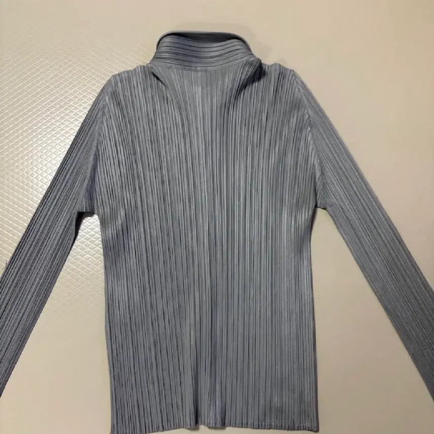 [BUNJANG] Pleats Please Basic Gray Shirt / 플리츠플리즈베이직셔츠