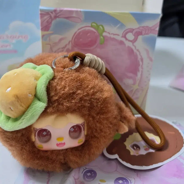 [BUNJANG] Babys Three Yuki Mirror Brush Doll Keyring / 베이비쓰리 유키 거울빗 인형 키링 탑토이