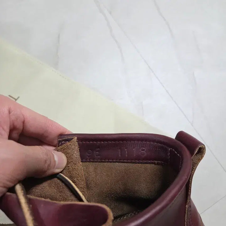 [SOLD OUT] 화이츠 부츠 스모크점퍼 6인치 버건디 9E