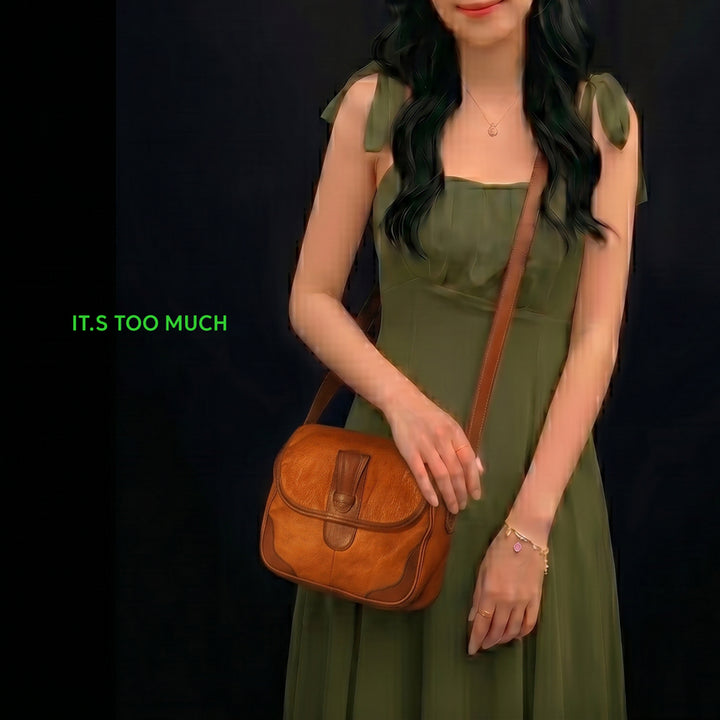 [BUNJANG] Vintage Leather Crossbody Bag / 453 크로스가방 크로스백 가죽백 가죽가방 빈티지가방 여성가방 여자백