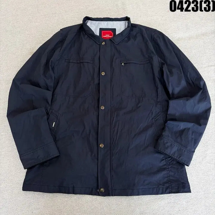 [BUNJANG] GORE Streetwear Navy Shirt Jacket / 115 GORE 스트릿웨어 네이비 남방 자켓 0423(3)