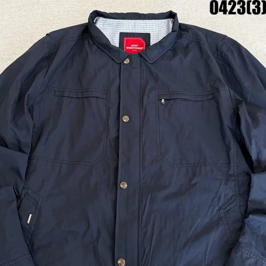 [BUNJANG] GORE Streetwear Navy Shirt Jacket / 115 GORE 스트릿웨어 네이비 남방 자켓 0423(3)