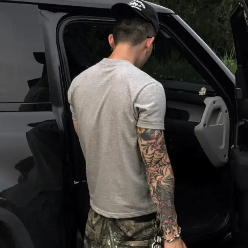[BUNJANG] Not Seller Custom Half Sleeve T-shirt Muscle Fit / 낫셀러 자체제작 반팔티 머슬핏
