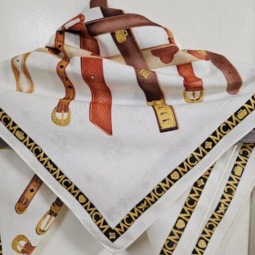 [BUNJANG] MCM Cotton Handkerchief / MCM 스카프/손수건