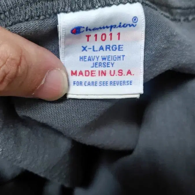 [BUNJANG] Champion Vintage Basic T-Shirt (Size 100) / 챔피온 무지티셔츠 100사이즈