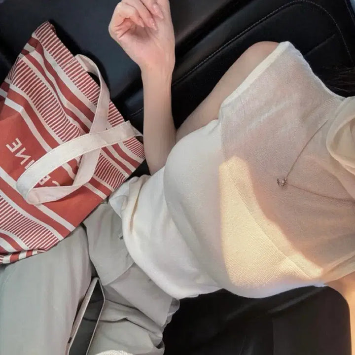 [BUNJANG] Rosney Point See-through Turtleneck / 로즈니 포인트 시스루 폴라