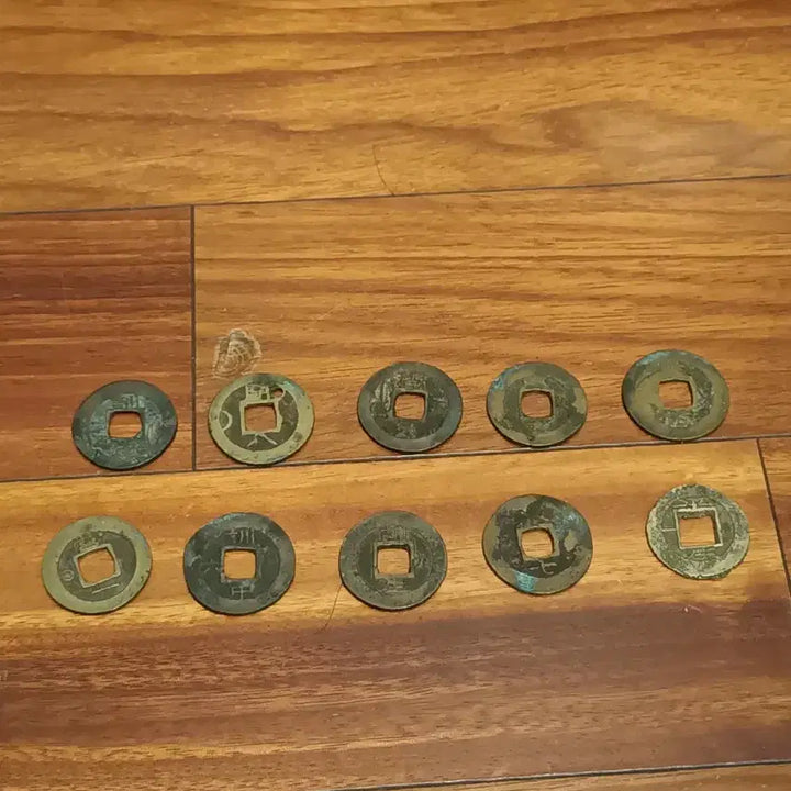 [BUNJANG] Authentic Sangpyeongtongbo Coin Bundle (10 pcs) / 진품 상평통보 10개 일괄