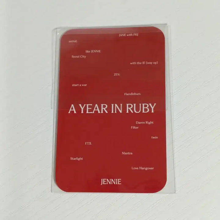 [BUNJANG] 블랙핑크 제니 루비 1주년 팝업 포카 / 블랙핑크 제니 루비 1주년 팝업 포카