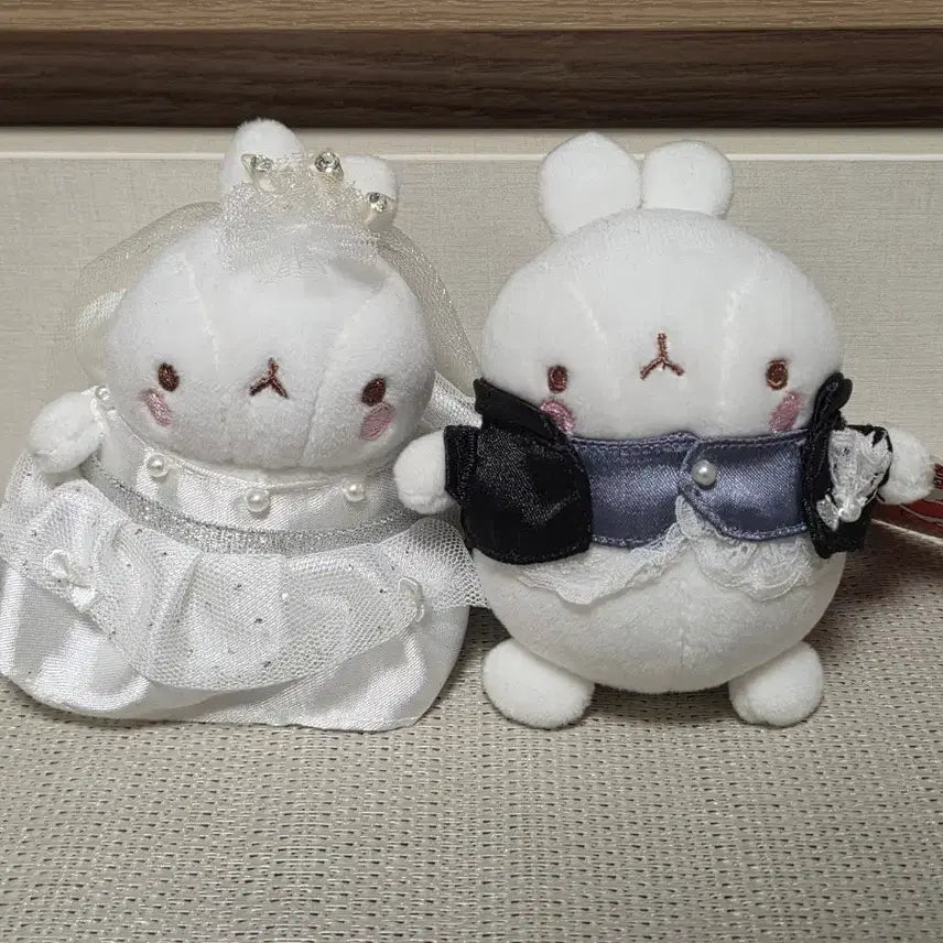 [SOLD OUT] 몰랑이 웨딩 인형 키링 세트(결혼/신혼부부)