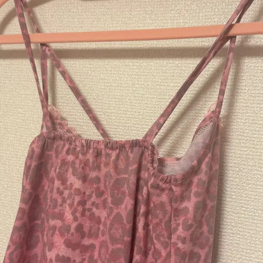 [BUNJANG] BabyMetalClub Leopard Mini Dress Pink / 베이비메탈클럽 레오파드 미니 드레스 핑크 히메갸루 헤이세이 00s