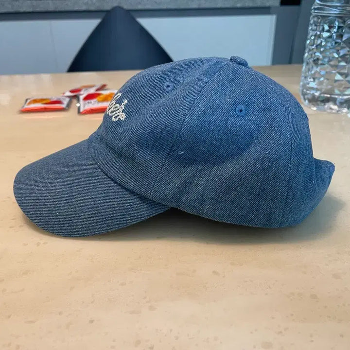 [BUNJANG] Drakes Light Denim Chainstitch Ball Cap / 드레익스(Drakes) 라이트데님 체인스티치 볼캡/모자