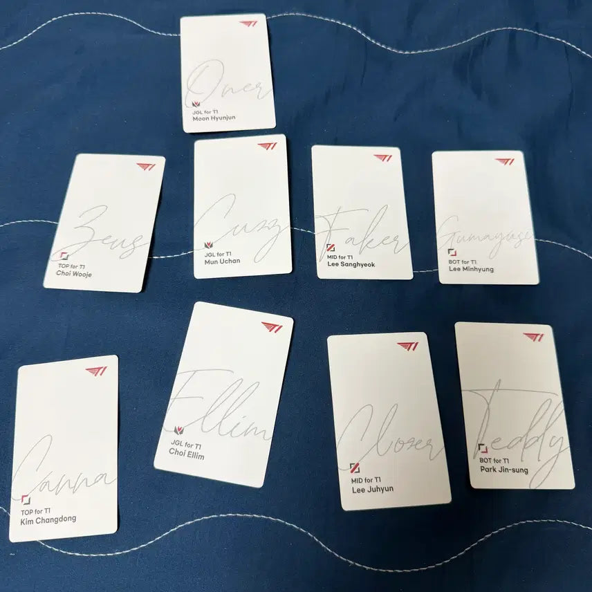 [SOLD OUT] 티원 2021 포카 포토카드 제우스 오너 페이커 구마유시 등