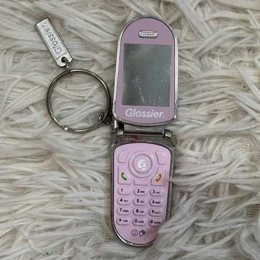 [BUNJANG] Glossier Pink Phone Charm / 글로시에 핑크폰 키링