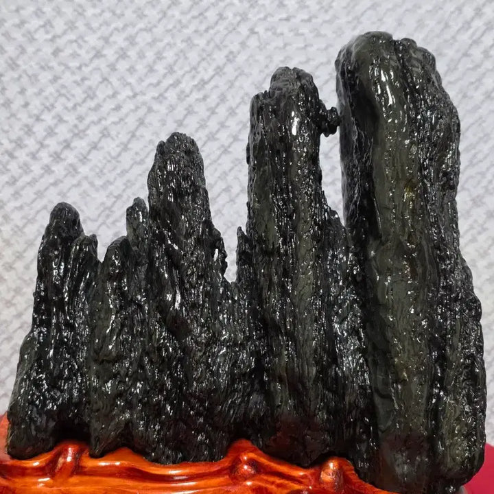 [BUNJANG] Namhangang Chocolate Sansugyeong Stone Artwork / 남한강 초코 산수경 / 작품
