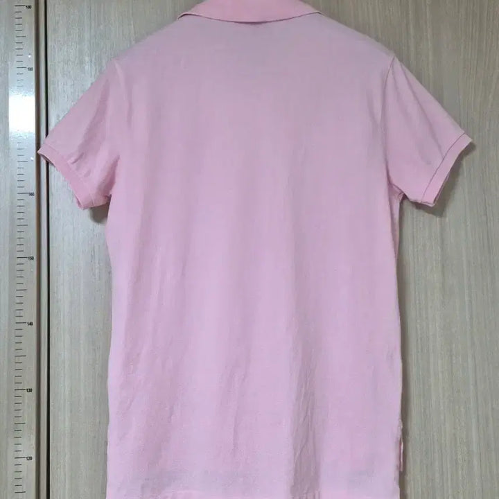 [SOLD OUT] 폴로 랄프로렌 핑크 커스텀핏 카라티 L 100 정품 남성 반팔 포니