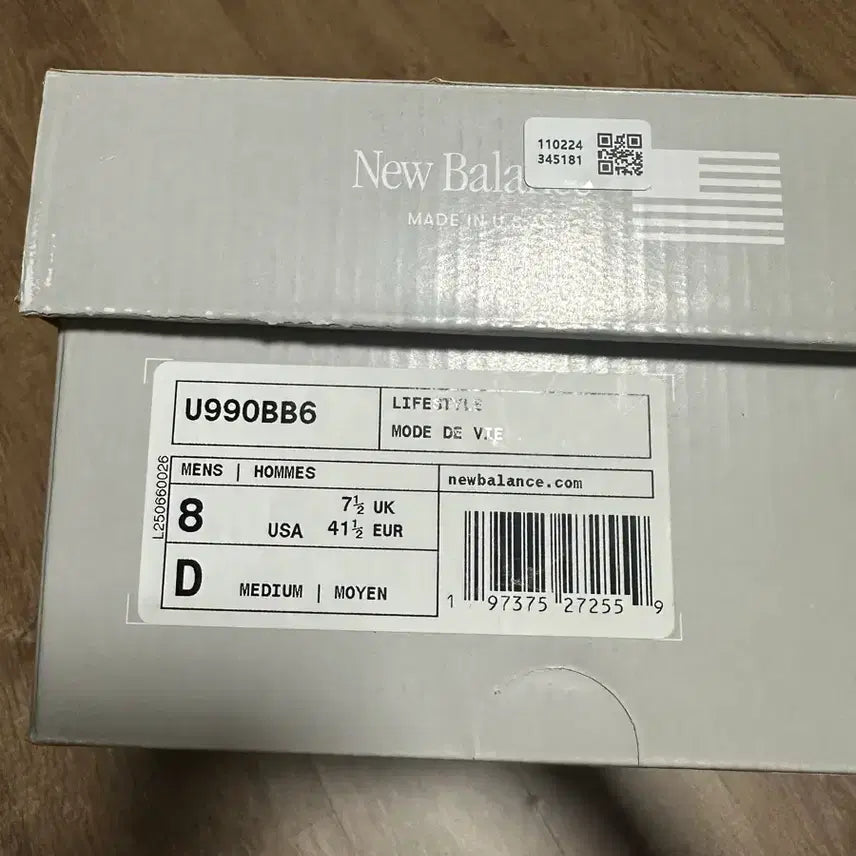 [SOLD OUT] [260] 뉴발란스 990v6 트리플블랙