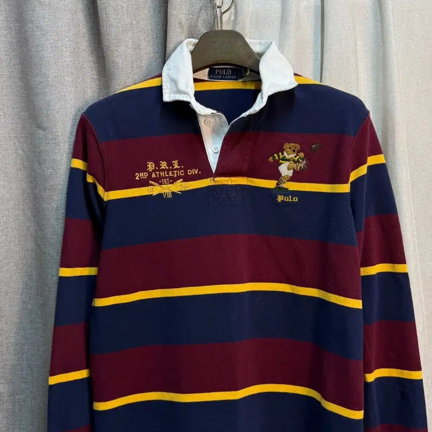 [BUNJANG] Polo Ralph Lauren Rugby Shirt / [S/매장판] 폴로 랄프로렌 럭비 셔츠 긴팔 스트라이프