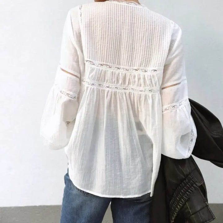 [BUNJANG] H.Mode Ivory Blouse / 에이치모드 블라우스