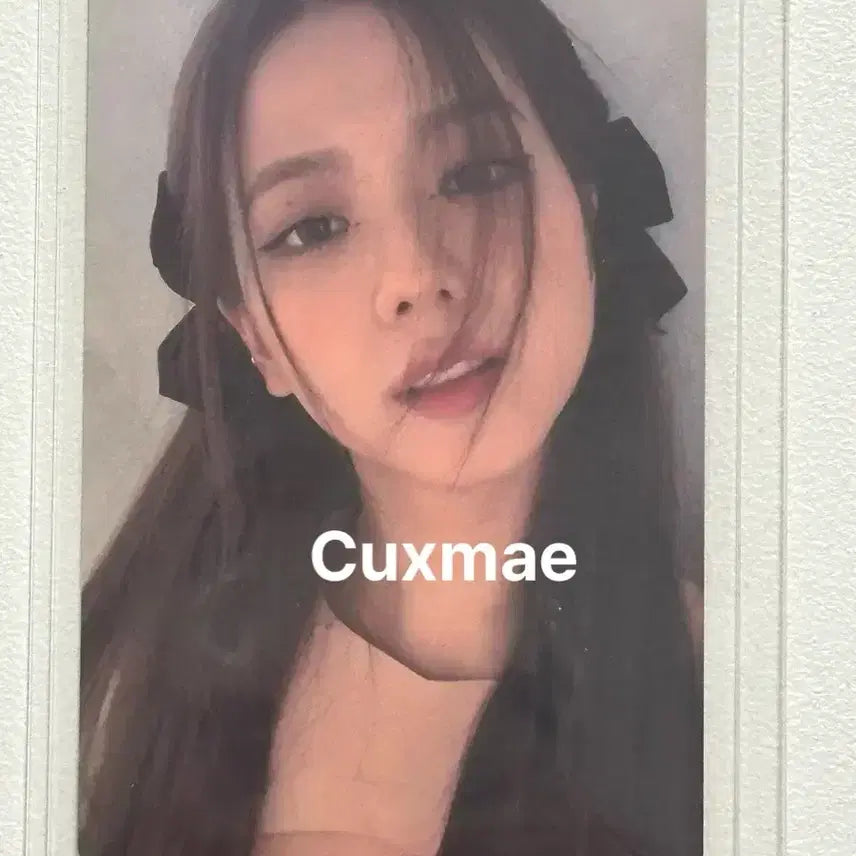 [BUNJANG] 블랙핑크 지수 하유라잌댓 리본지수 포카 양도 / 블랙핑크 지수 하유라잌댓 리본지수 포카 양도