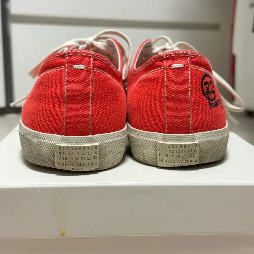 [BUNJANG] Maison Margiela Tabi Sneakers Red Size 43 / 마르지엘라 타비 스니커즈 레드 43