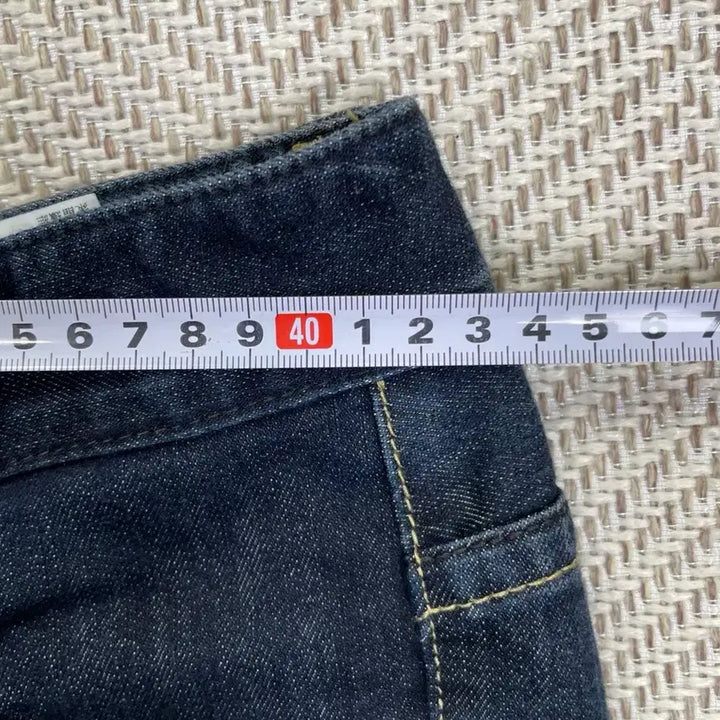 [SOLD OUT] 게스 진청 데님 팬츠 32 슬림 스트레이트 청바지