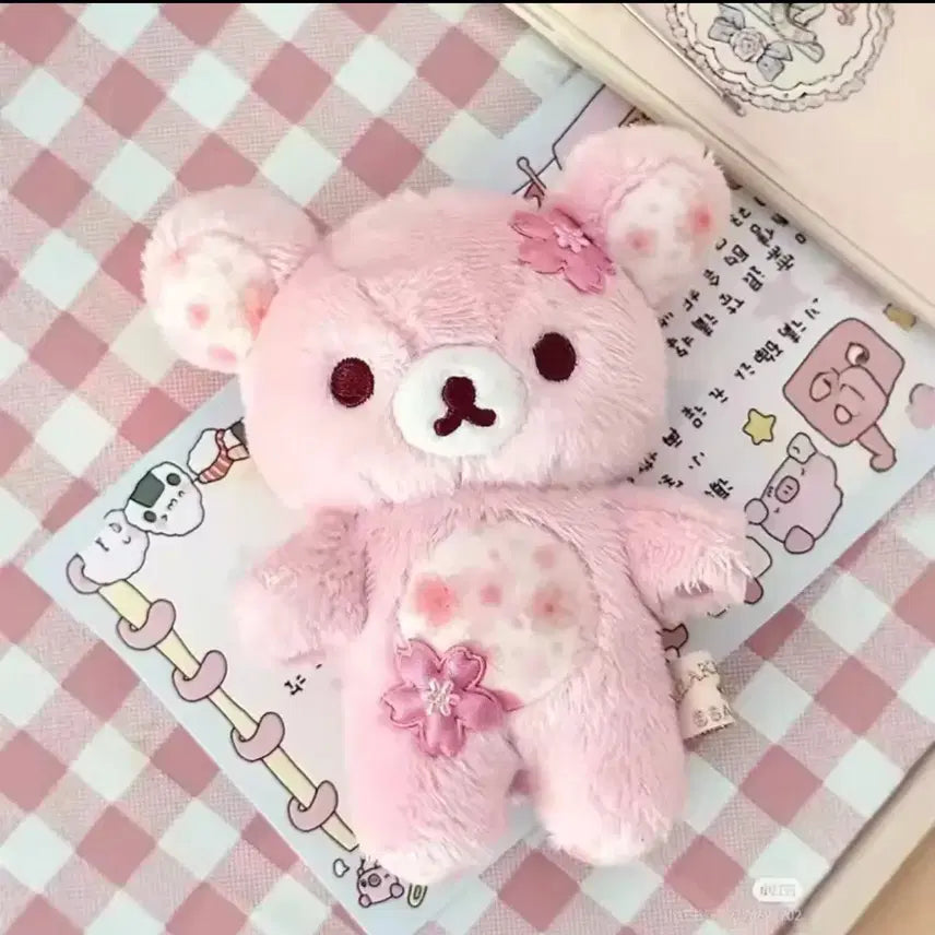 [BUNJANG] Sakura Cherry Blossom Rilakkuma Plush Doll / 사쿠라 벚꽃 리락쿠마 봉제인형