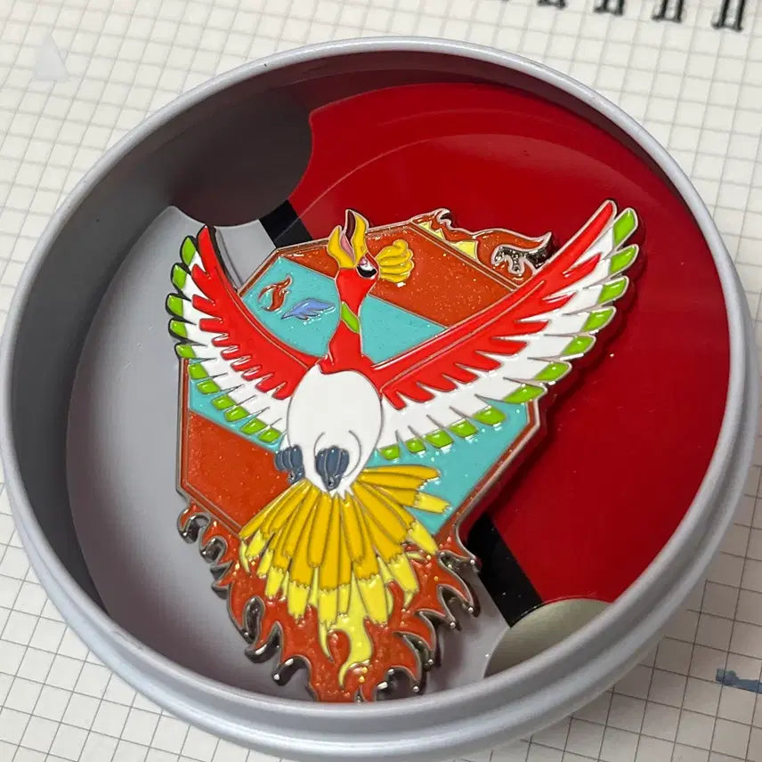 [BUNJANG] Pokemon Ho-Oh Badge / 포켓몬 칠색조 뱃지