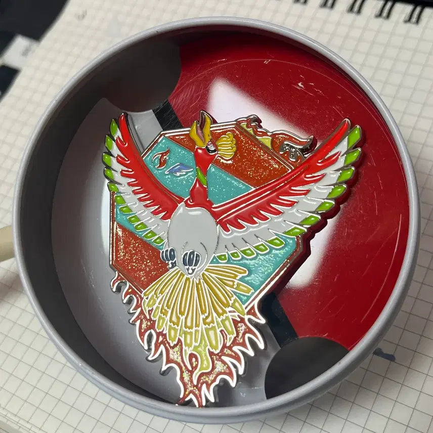[BUNJANG] Pokemon Ho-Oh Badge / 포켓몬 칠색조 뱃지