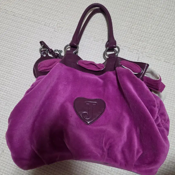 [SOLD OUT] 쥬시꾸뛰르 벨벳 가방 리본 숄더백