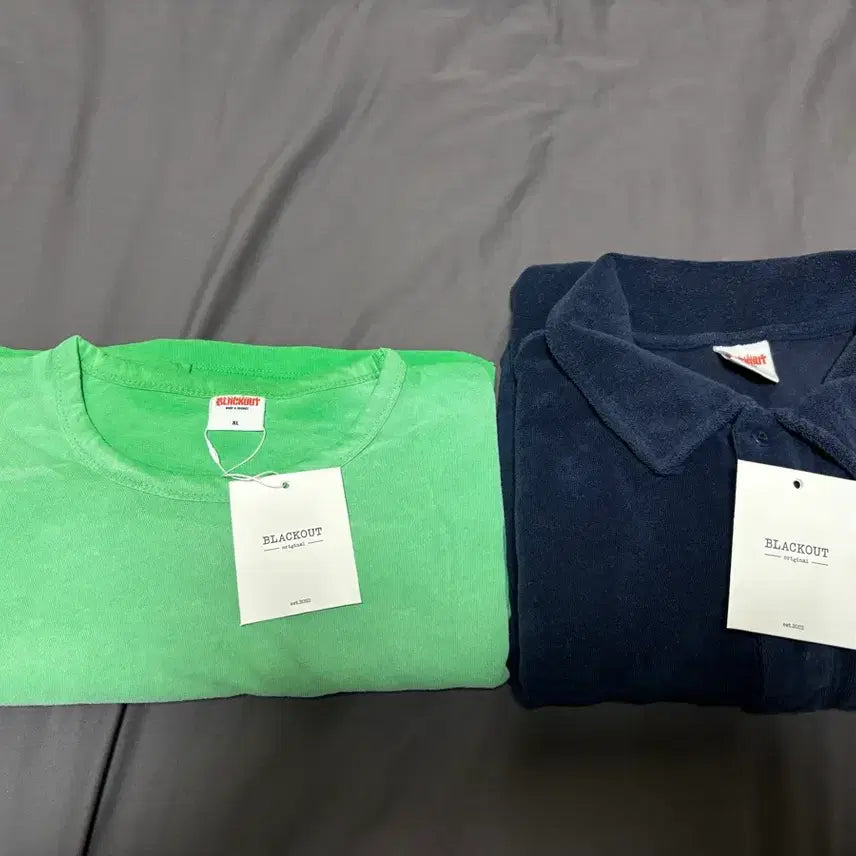 [SOLD OUT] [ L ] 블랙아웃 서퍼 타월 셔츠