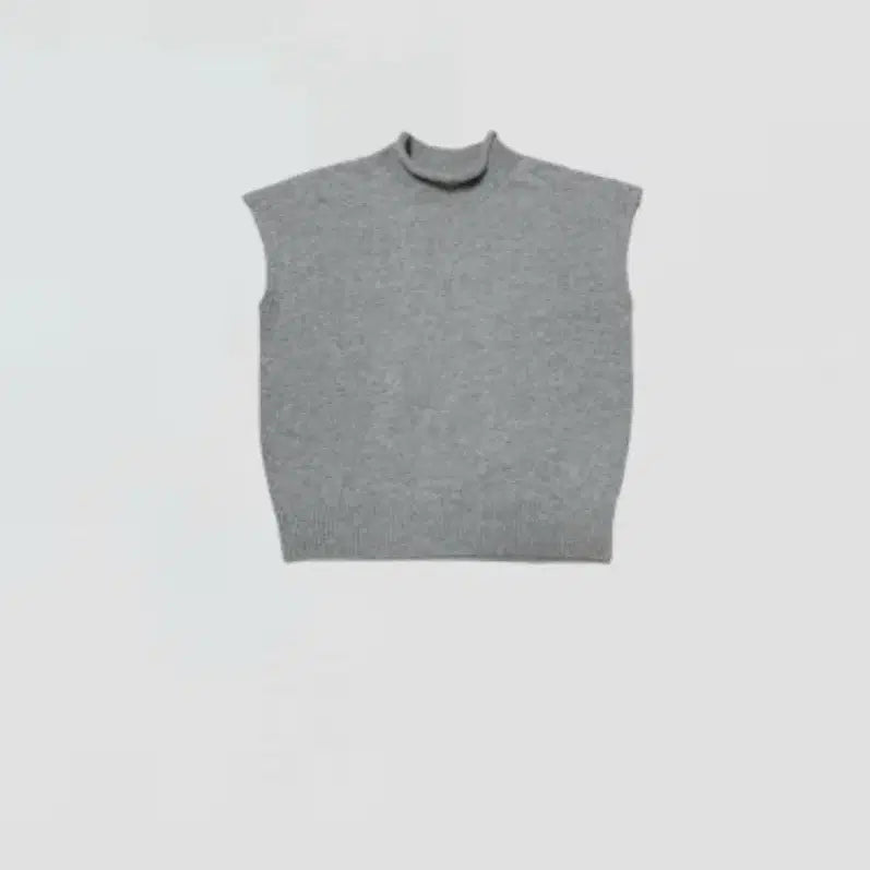 [BUNJANG] Reyeh Lily Half Knit Gray / 레예마켓 reyeh 릴리 하프 니트 그레이 (새상품)