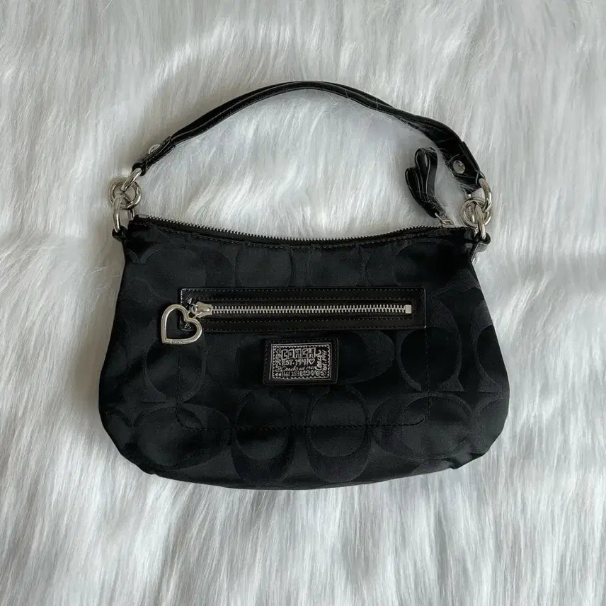 [BUNJANG] Coach Poppy Signature Shoulder Bag / Coach 코치 파피 시그니처 숄더백