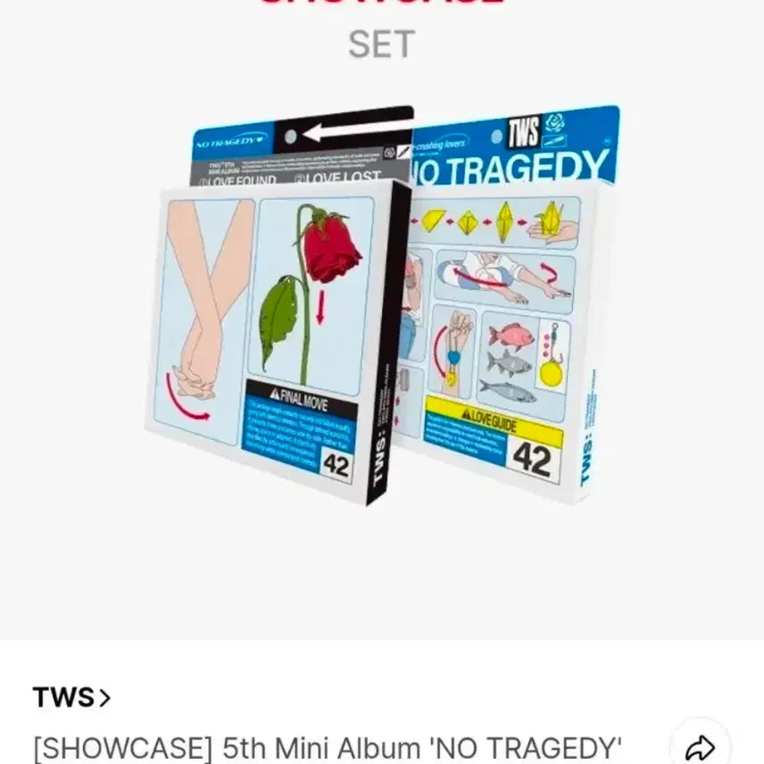[SOLD OUT] 배송지변경,특전포함)투어스5th Mini Album&