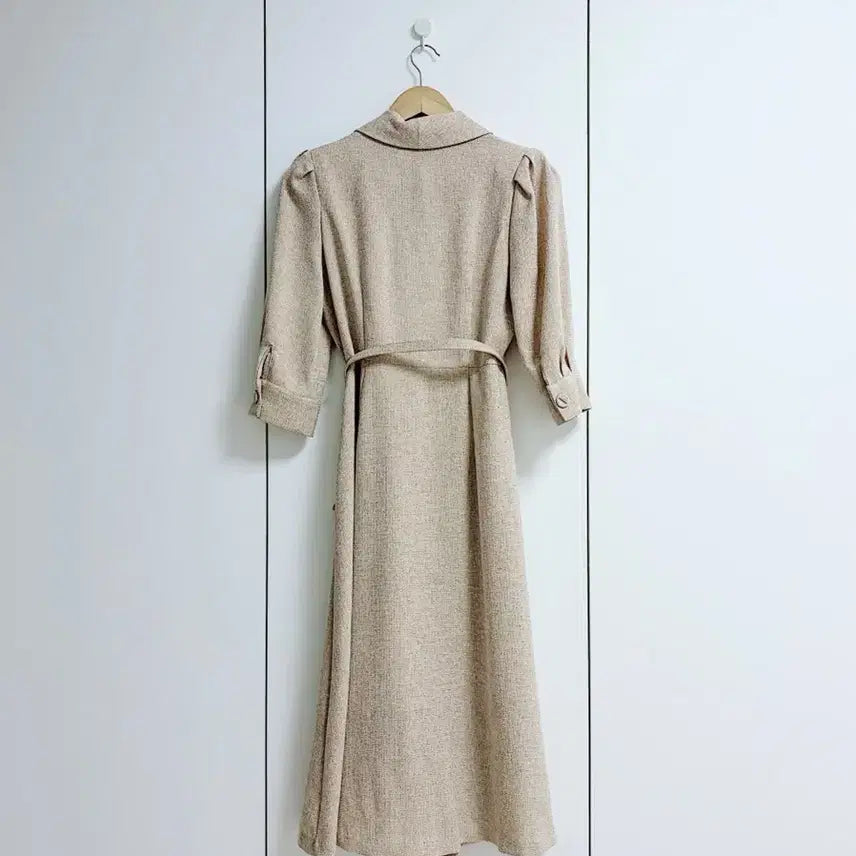[BUNJANG] Avely Tweed Dress / 에이블리 하객룩 숄카라 트위드 원피스 S