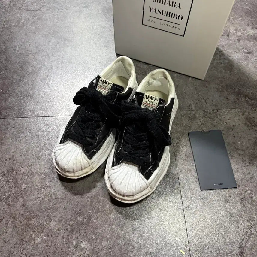 [BUNJANG] Mihara Yasuhiro Blakey 40 Sneakers / 미하라야스히로 블레이키 40 풀박스 크림