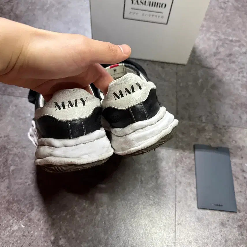 [BUNJANG] Mihara Yasuhiro Blakey 40 Sneakers / 미하라야스히로 블레이키 40 풀박스 크림