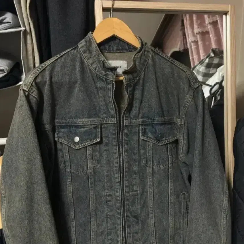 [SOLD OUT] 반택포 새상품)정가9 휴즈네스트 빈티지블루 청자켓 사이즈미스