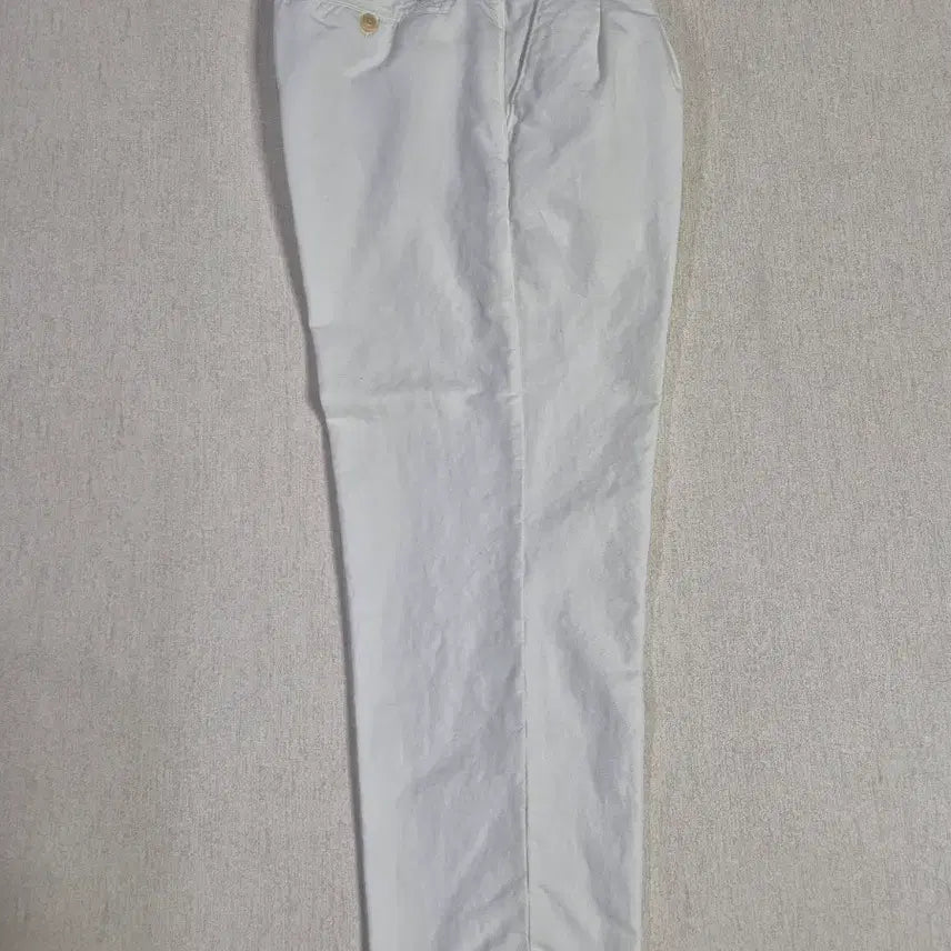 [BUNJANG] Bastong 614 Linen Pants (White) / 바스통 614 린넨 팬츠(32, 화이트)