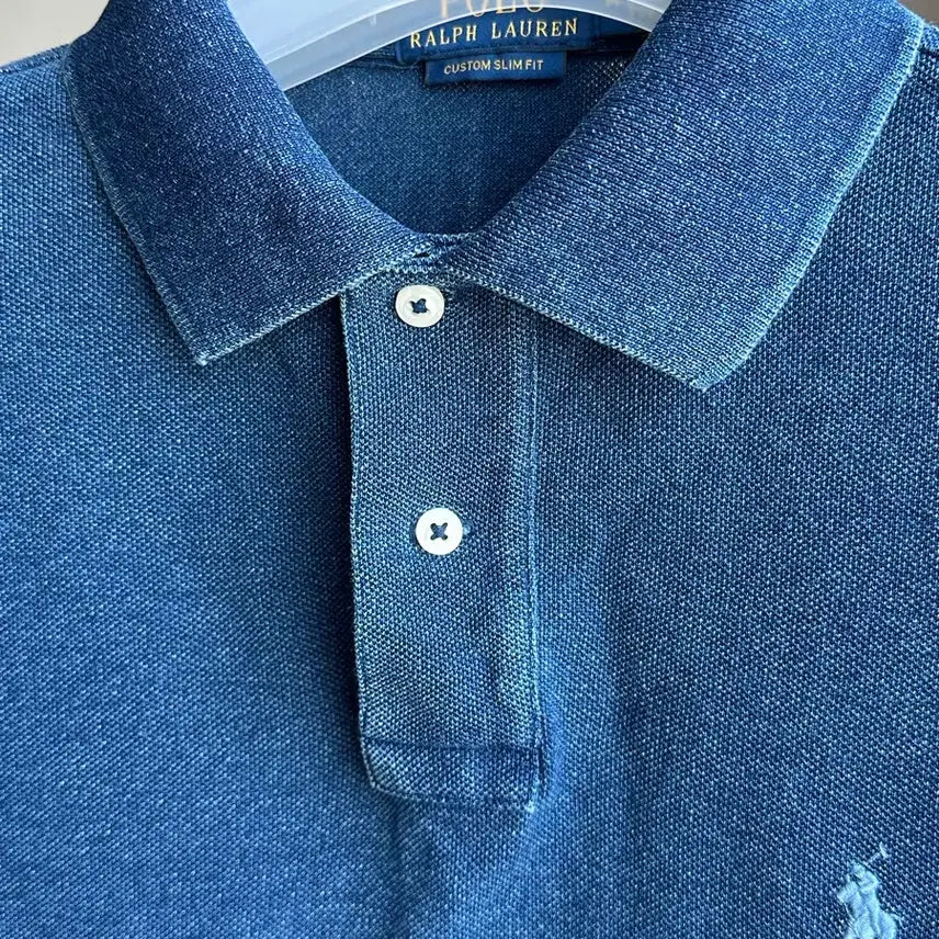 [BUNJANG] Polo Washed Collar T-shirt / 폴로 워싱 카라티셔츠 반팔티