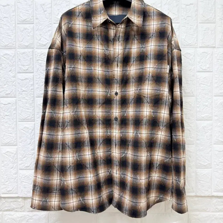 [BUNJANG] Juun.J Argyle Shirt Size 46 / (25ss새상품급) 준지 아가일 셔츠(46)