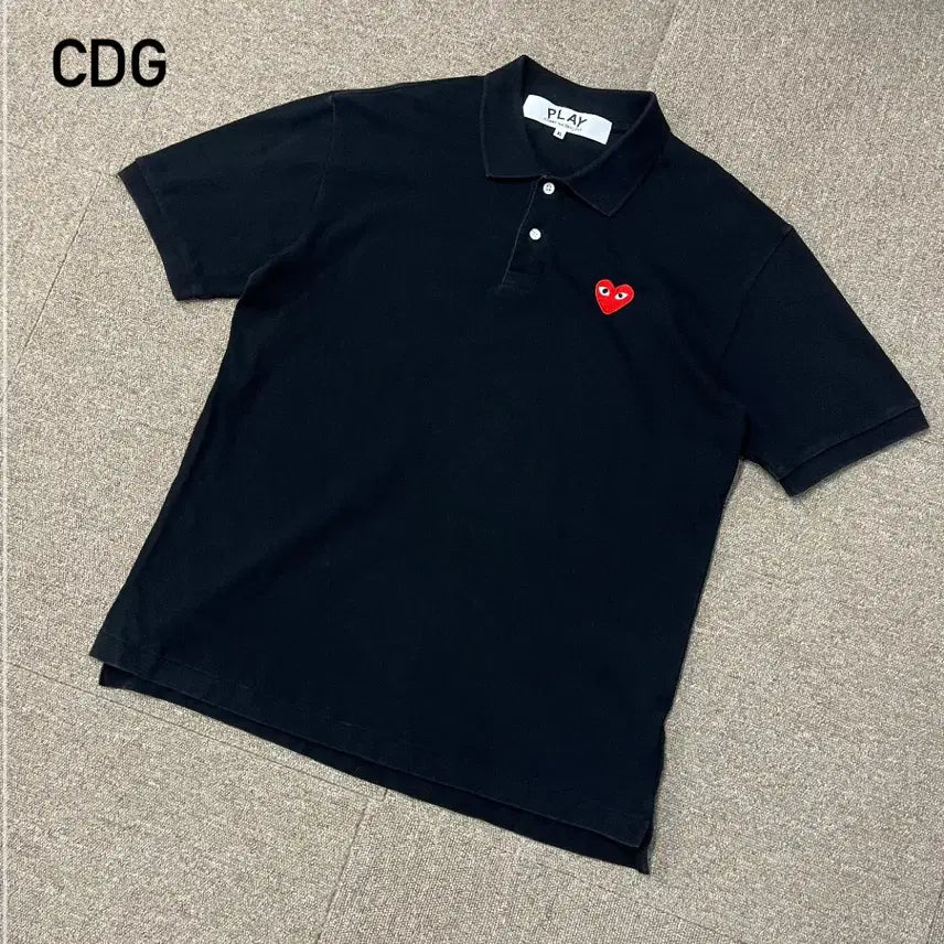 [BUNJANG] Comme des Garçons Short Sleeve Polo Shirt XL / [XL] 매장판 꼼데가르송 반팔 카라티